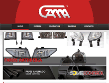Tablet Screenshot of gamafilm.com